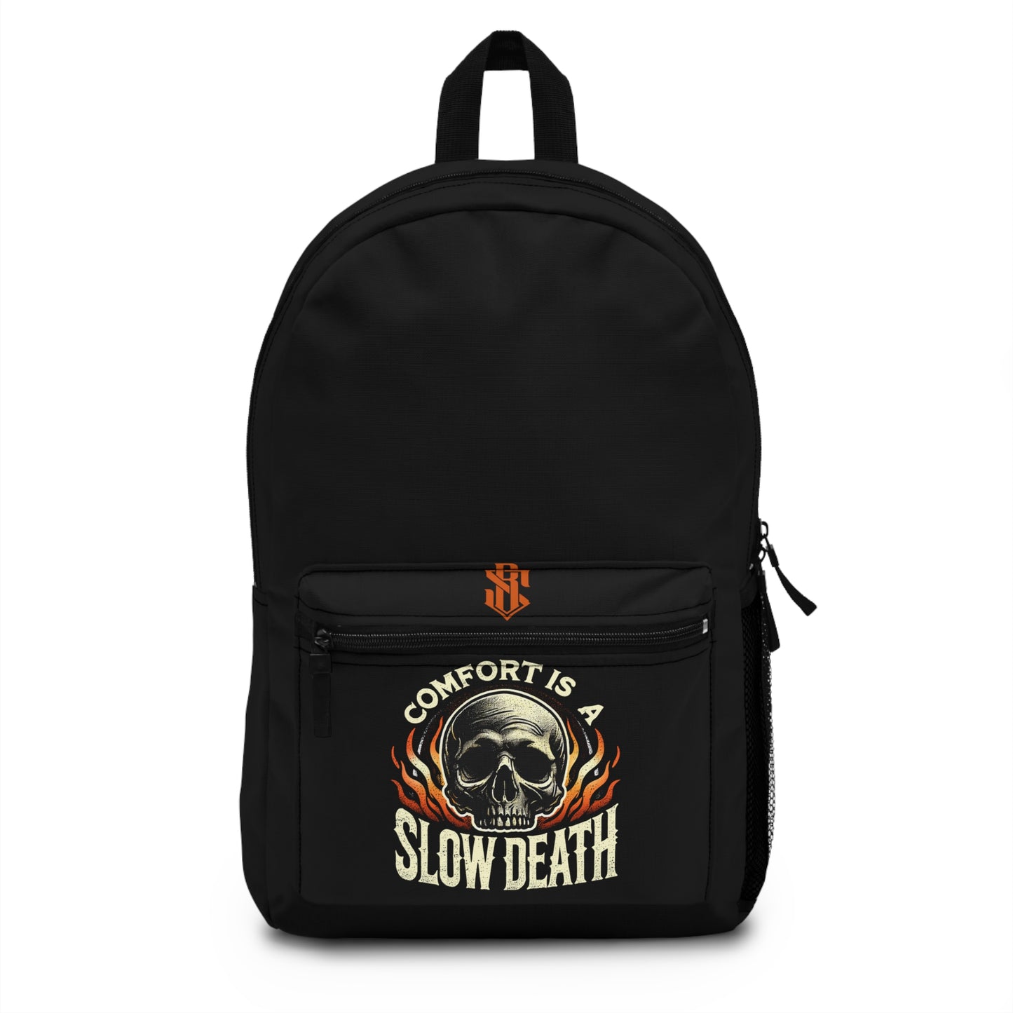 Comfort is a slow death Backpack