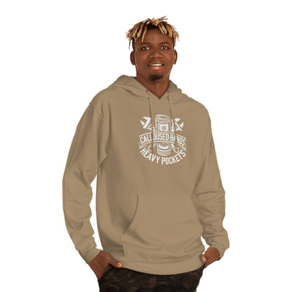 Front graphic Calloused Hands Heavy Pockets Hoodie