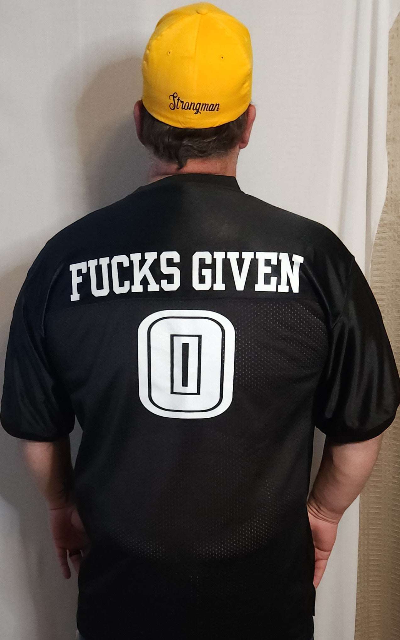 Strongbox Apparel Zero Fucks Given Football Jersey